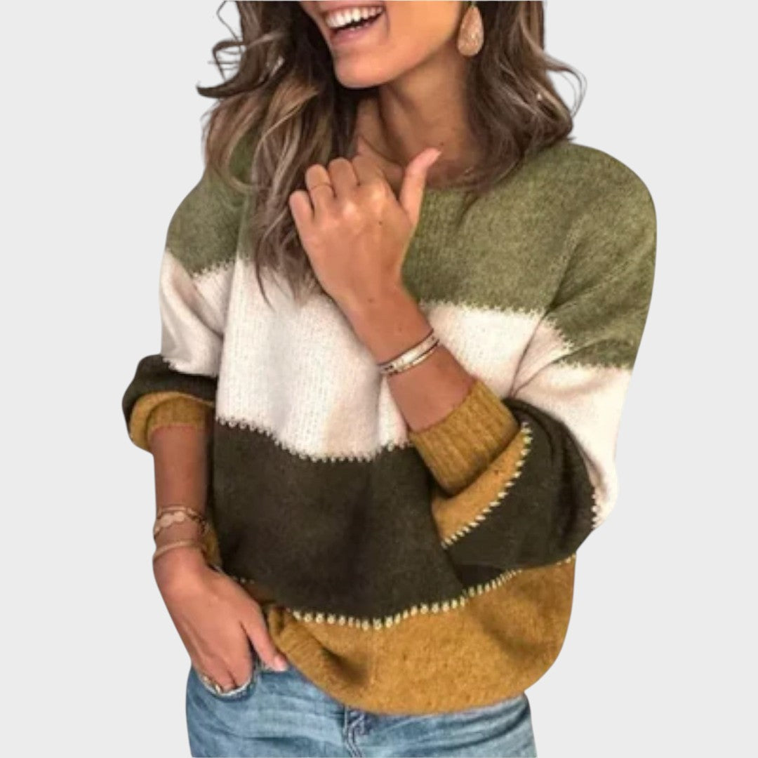 Marília | Strickpullover mit Streifen