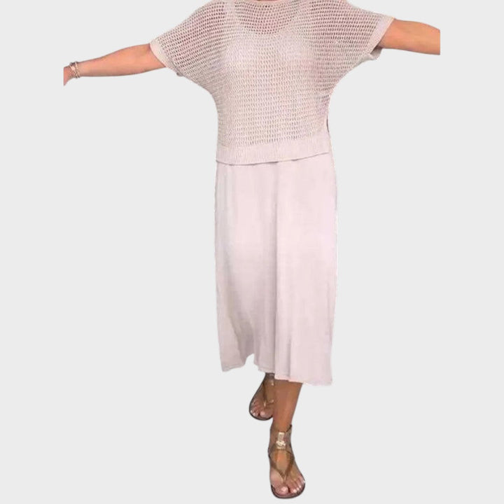 Liza | Kleid mit Strickoberteil