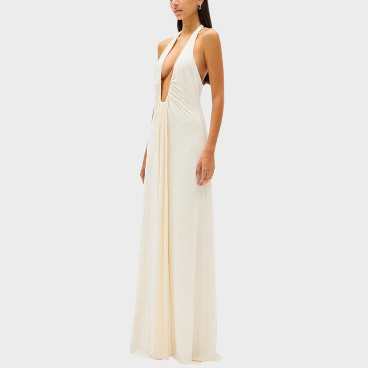 Inala | Kleid mit tiefem Ausschnitt