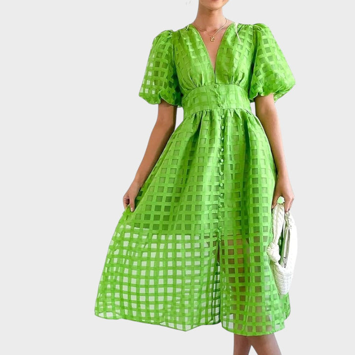 Julia | Spitzenkleid mit Glockenärmeln