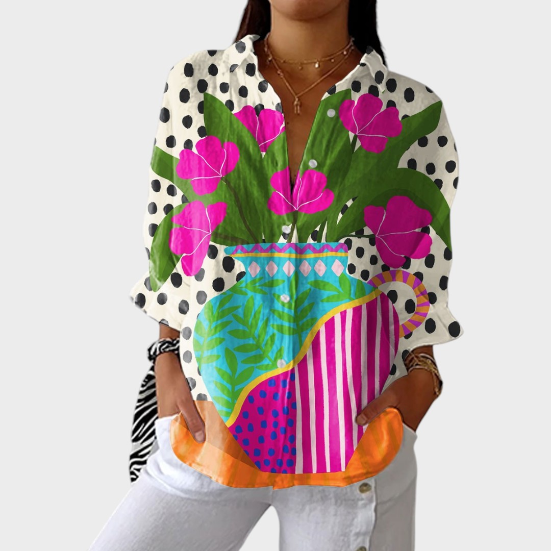 Diana | Bluse mit floralem Druck