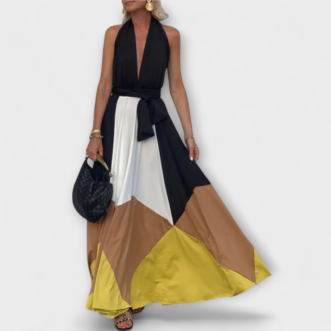 Nava | Langes Rückenfreies Kleid