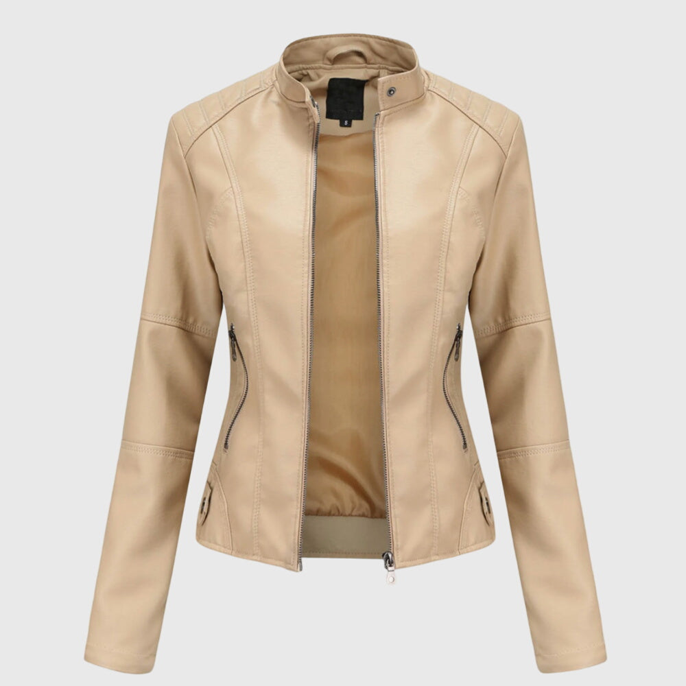 Gerburg - Elegante Lederjacke für Frauen