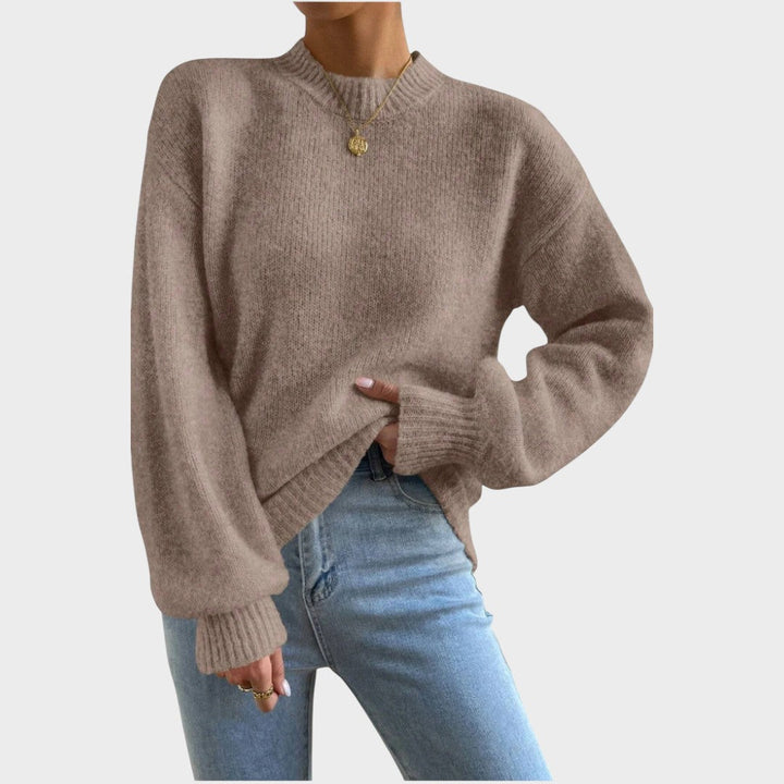 Mae | Strickpullover mit Ballonärmeln