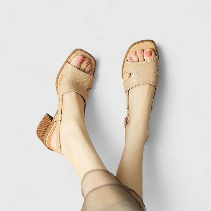 Eleonora | Sandalen mit niedrigem Absatz