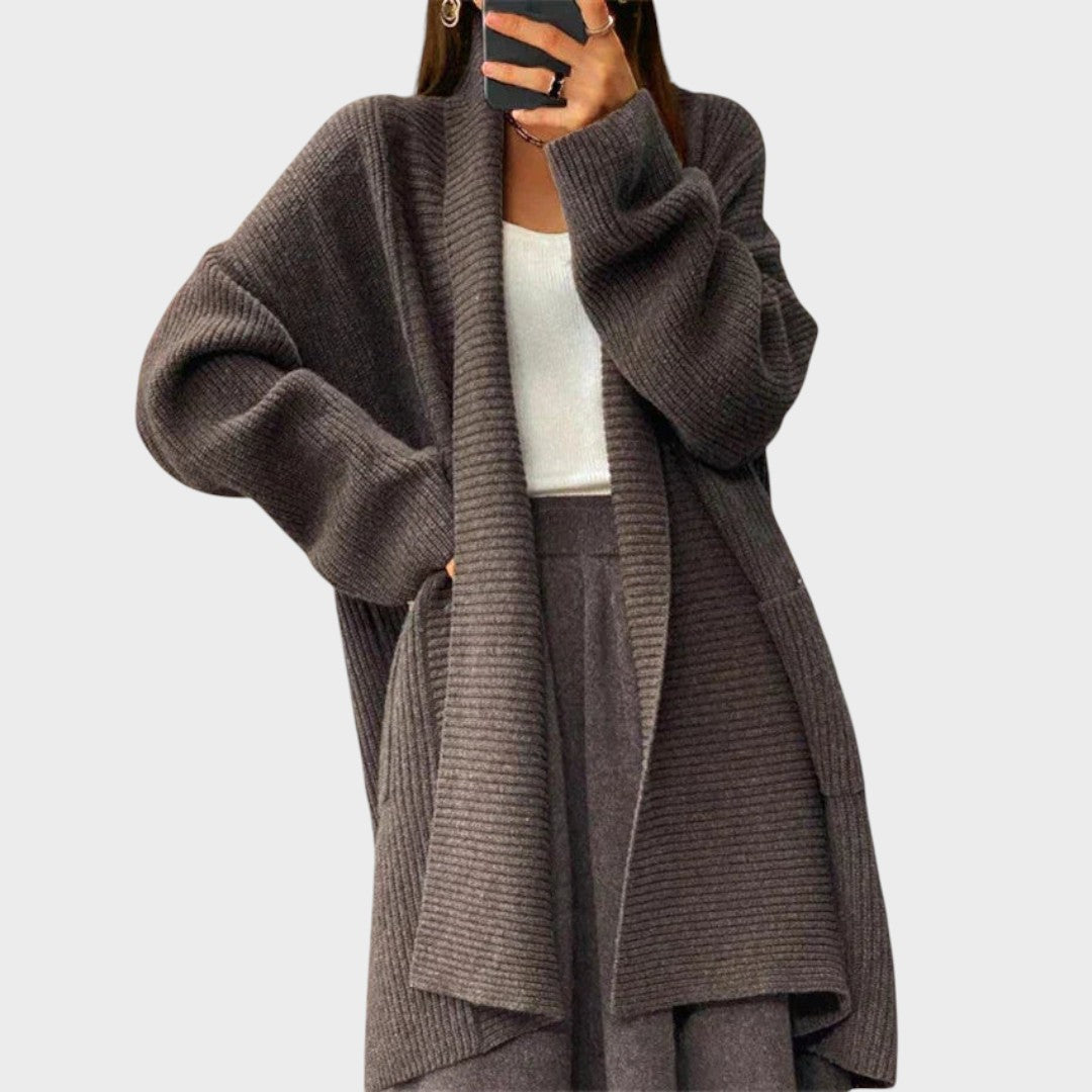 Elsa | Langer Strickcardigan