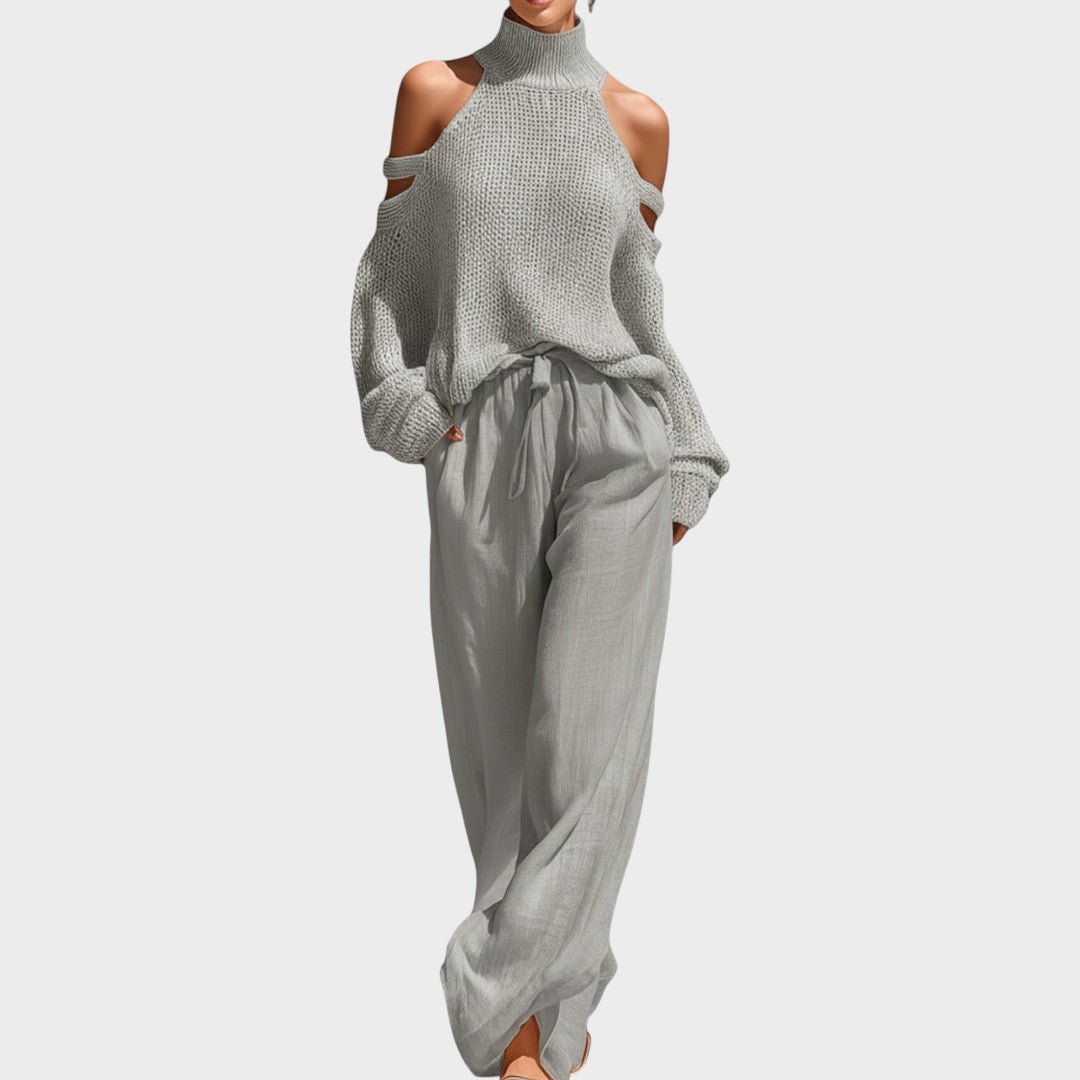 Camile | Modisches Strickset und Hose