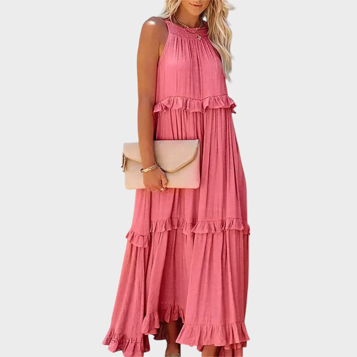 Landry | Ärmelloses Kleid mit Rüschendetails
