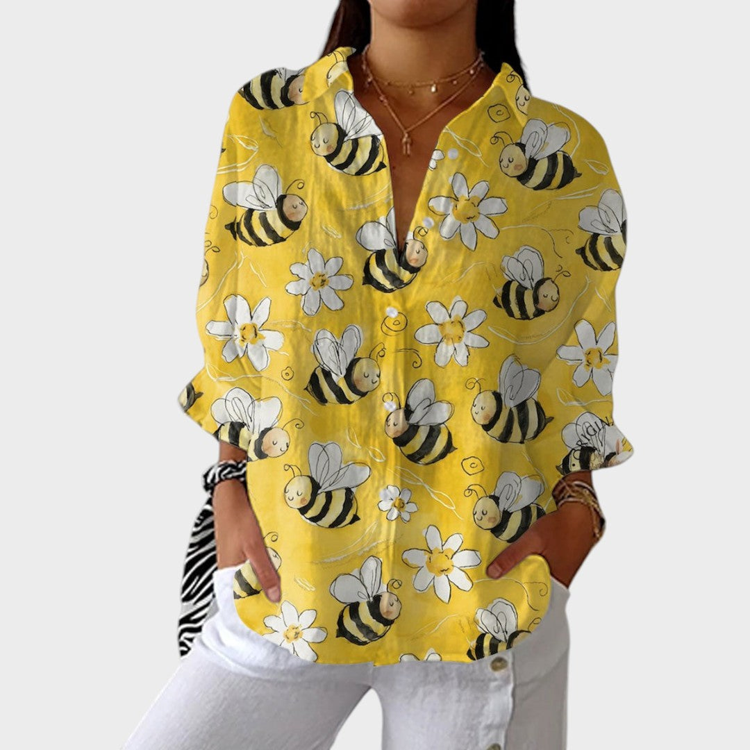 Margaret | Blumenmuster Bluse