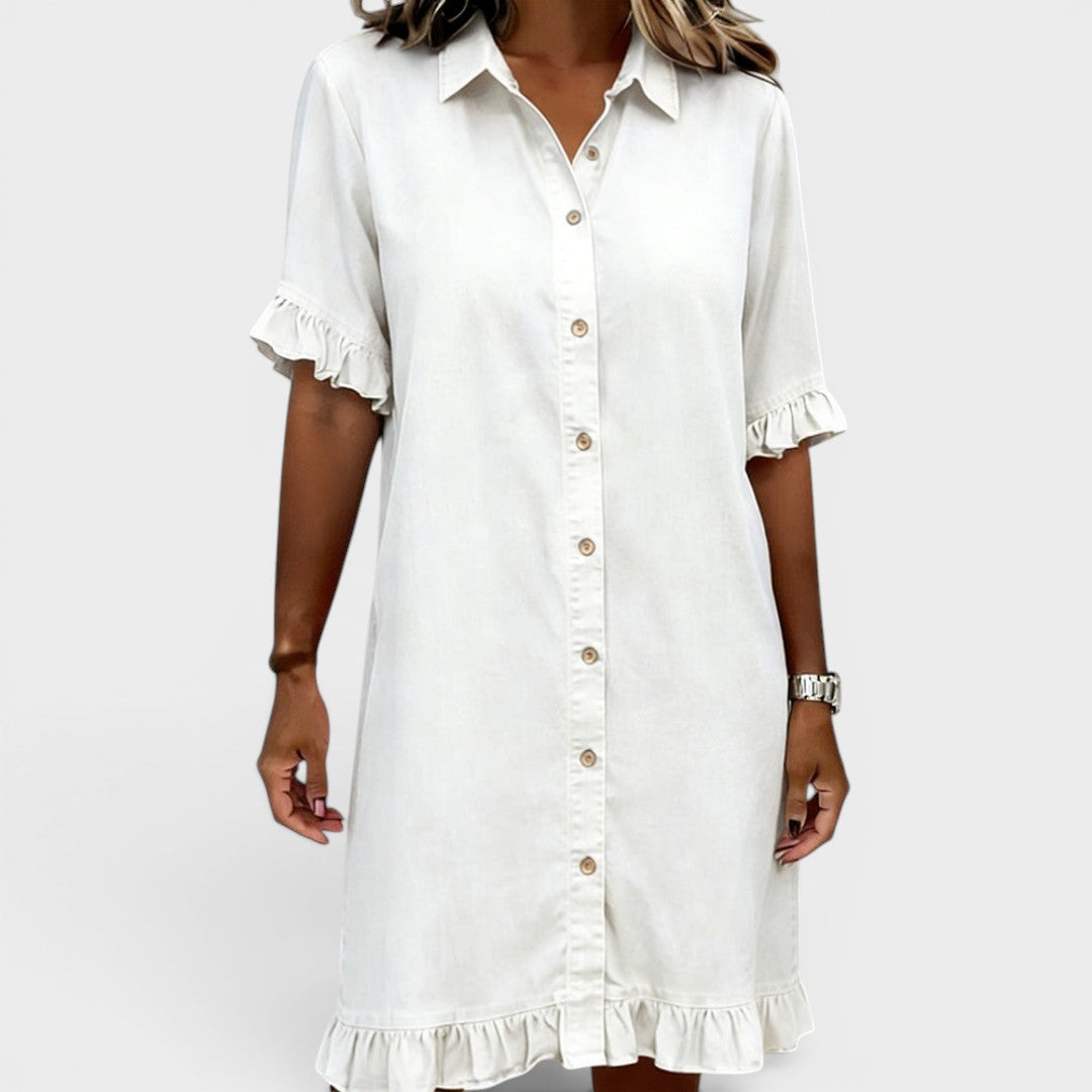 Camille | Elegantes Denim-Kleid