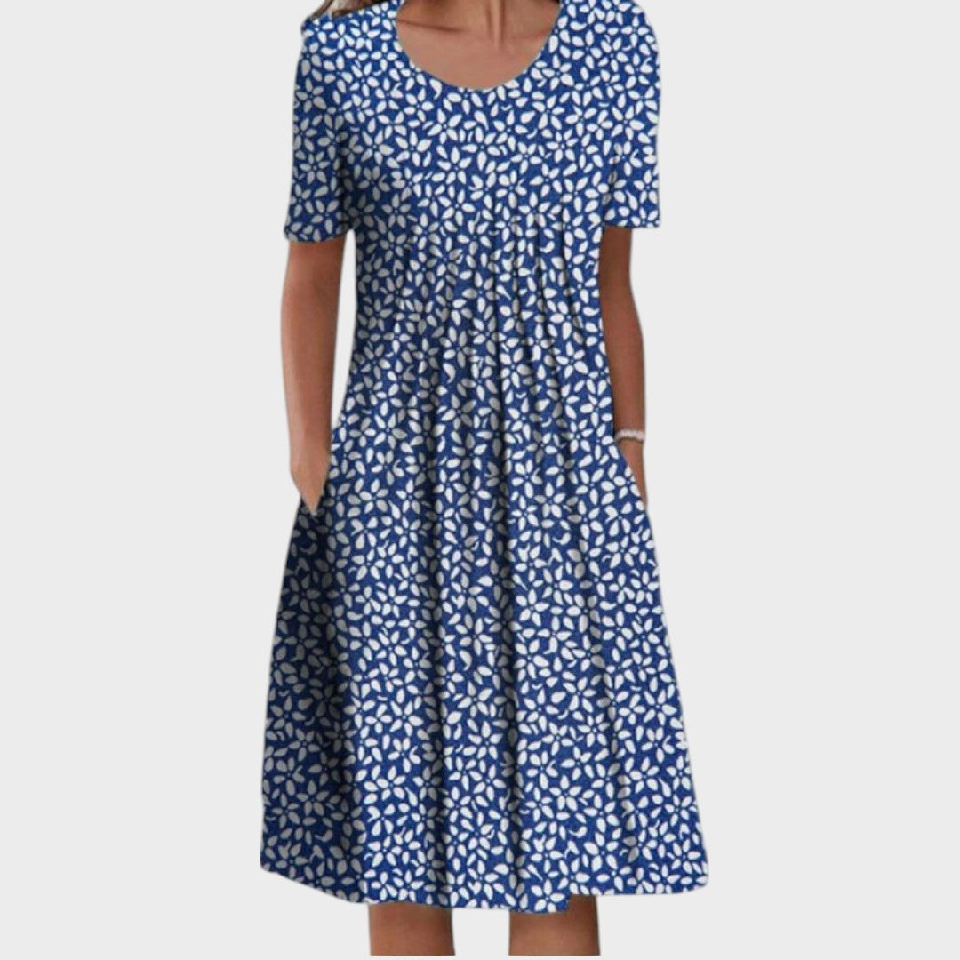 Valéria | Ausfransiges Blumenkleid