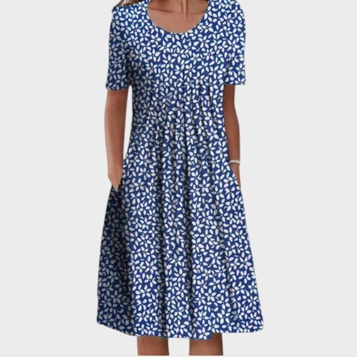 Valéria | Ausfransiges Blumenkleid