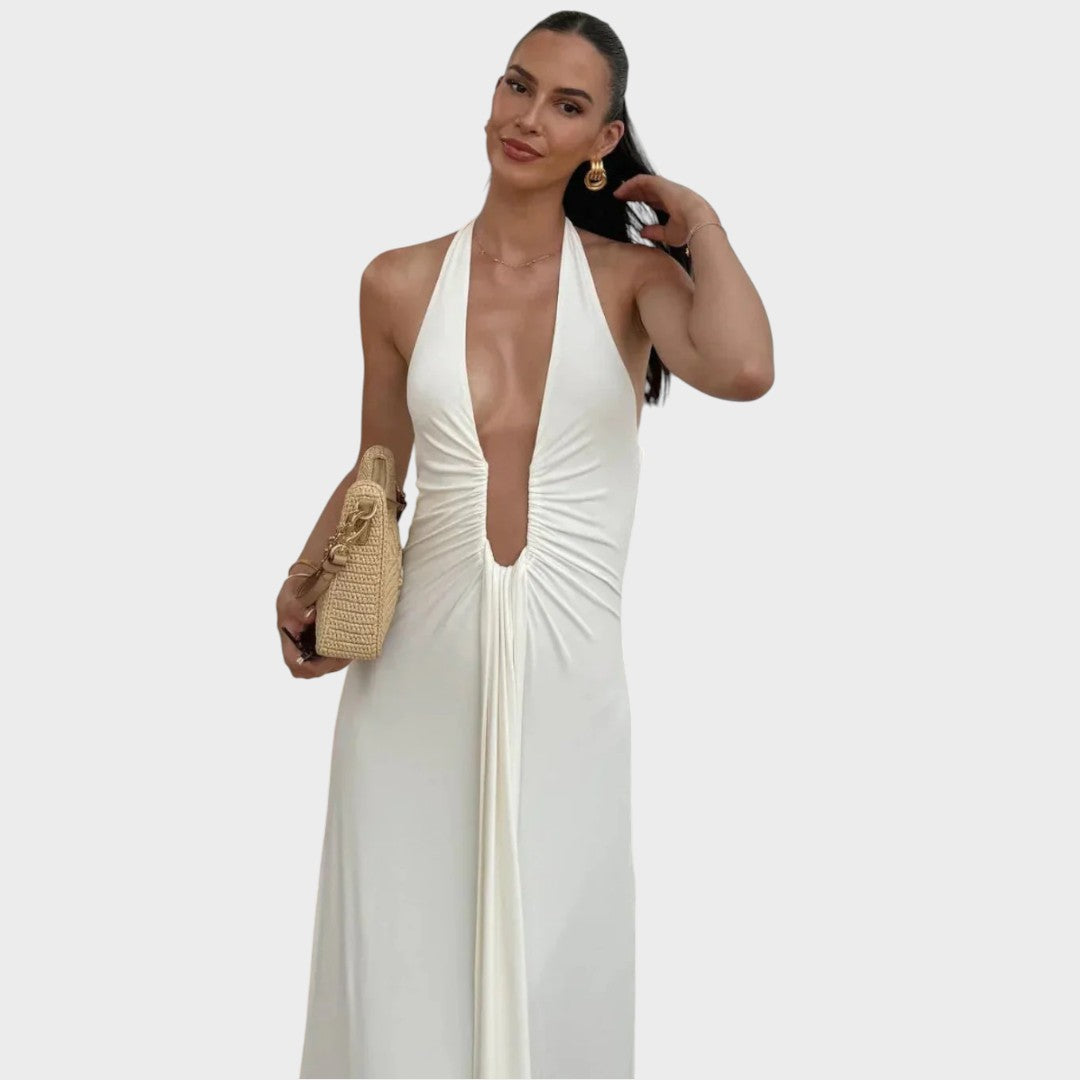 Inala | Kleid mit tiefem Ausschnitt
