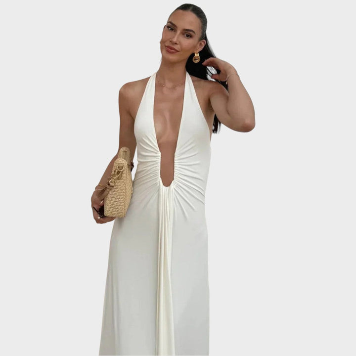 Inala | Kleid mit tiefem Ausschnitt