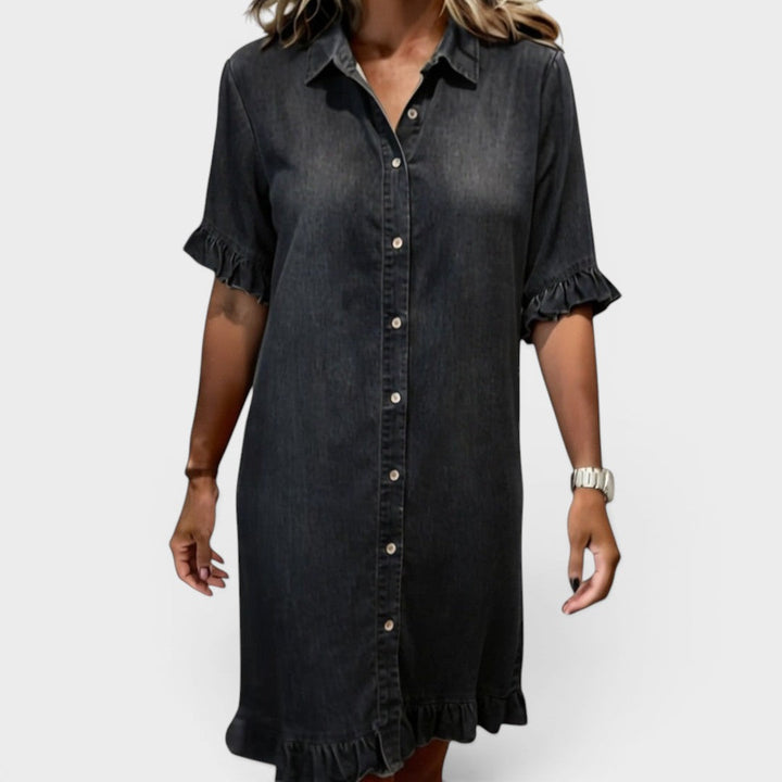 Camille | Elegantes Denim-Kleid