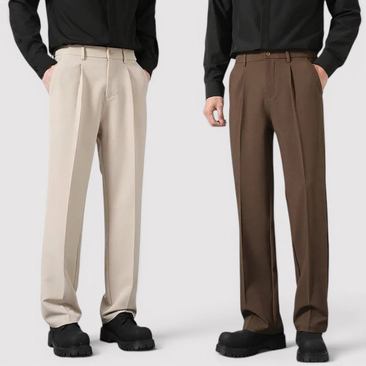 Fabius™ | Tapered-Hose mit Bundfalten