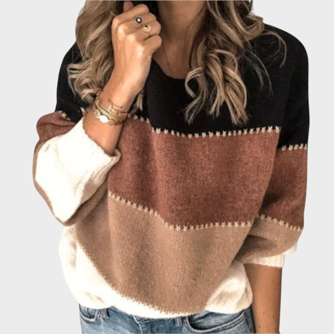 Marília | Strickpullover mit Streifen