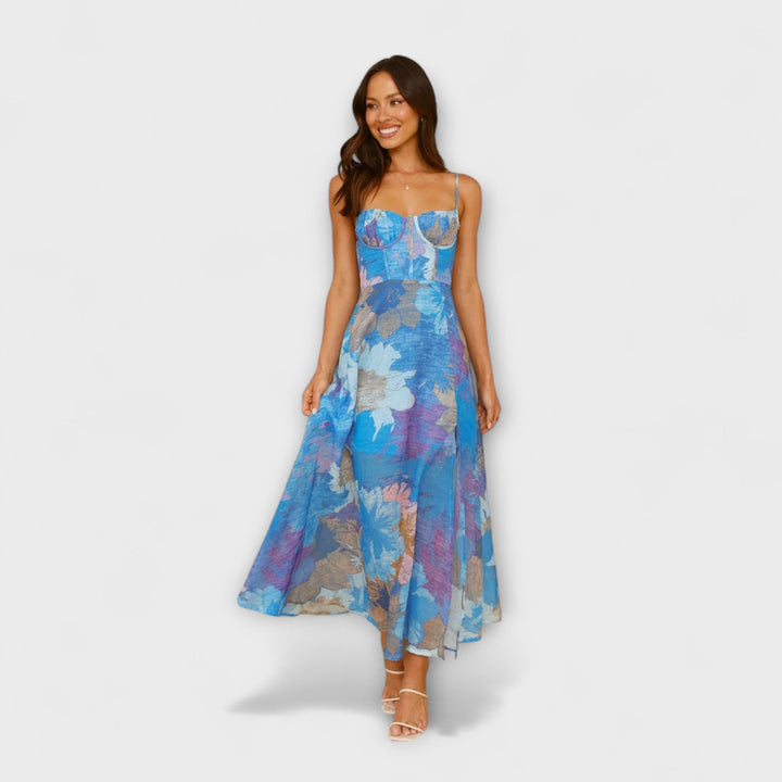 Audrey | Blumenmuster Kleid für Frauen - Stilvoll und Ansprechend