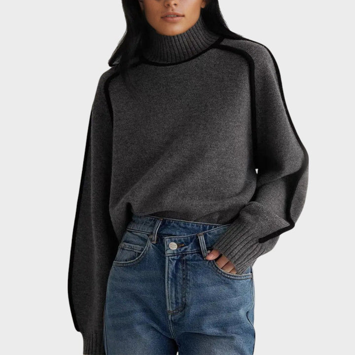 Julieta | Pullover mit hohem Kragen