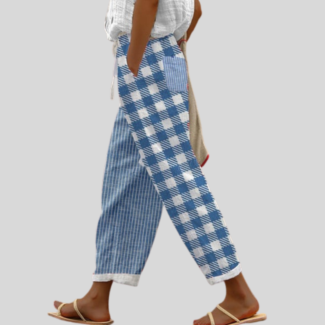 Luna | Sommerhose mit weitem Bein für Damen