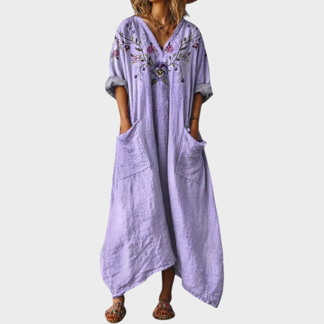 Milena | Weit geschnittener Boho-Jumpsuit