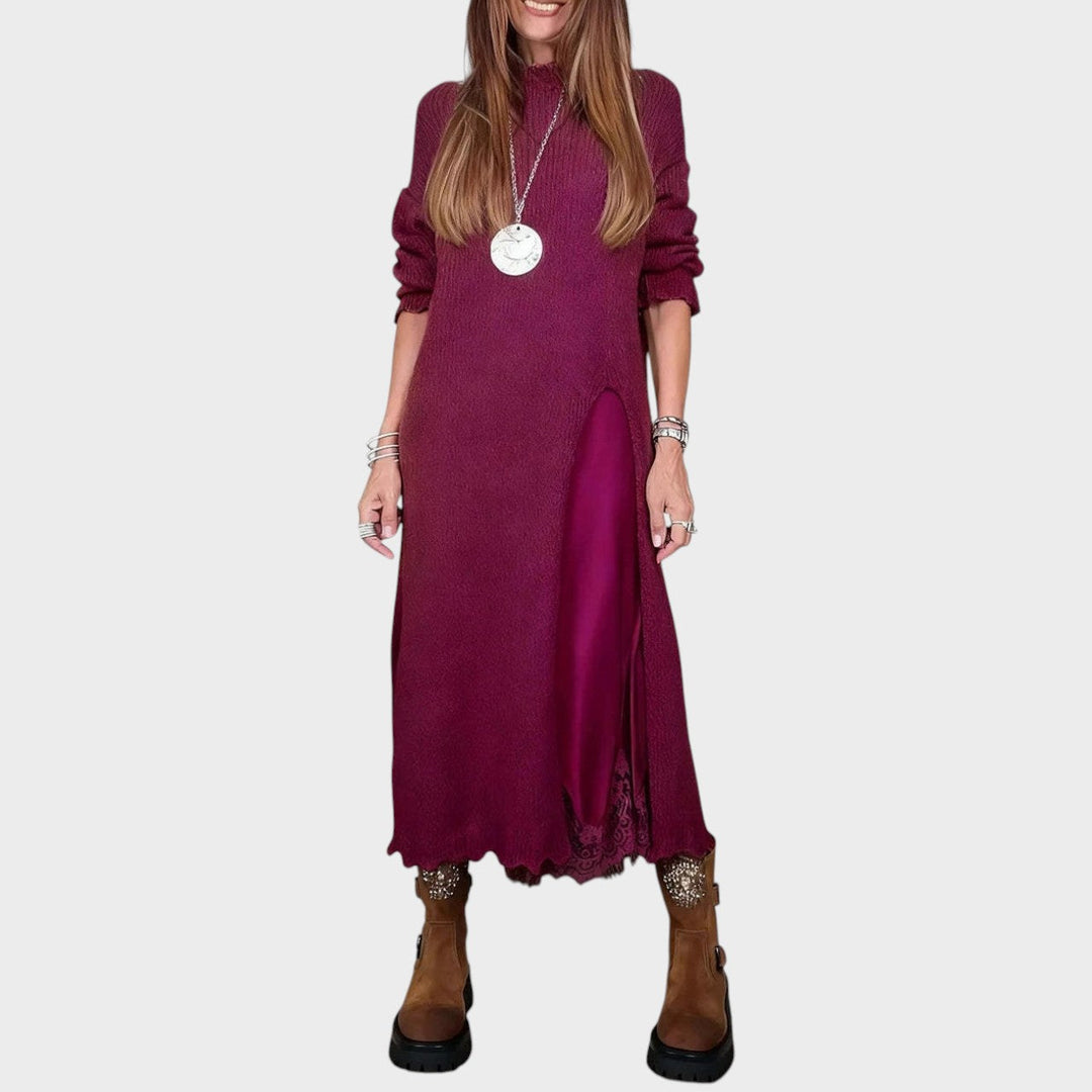 Vega | Set aus Jerseykleid und Lingerie-Stil Kleid