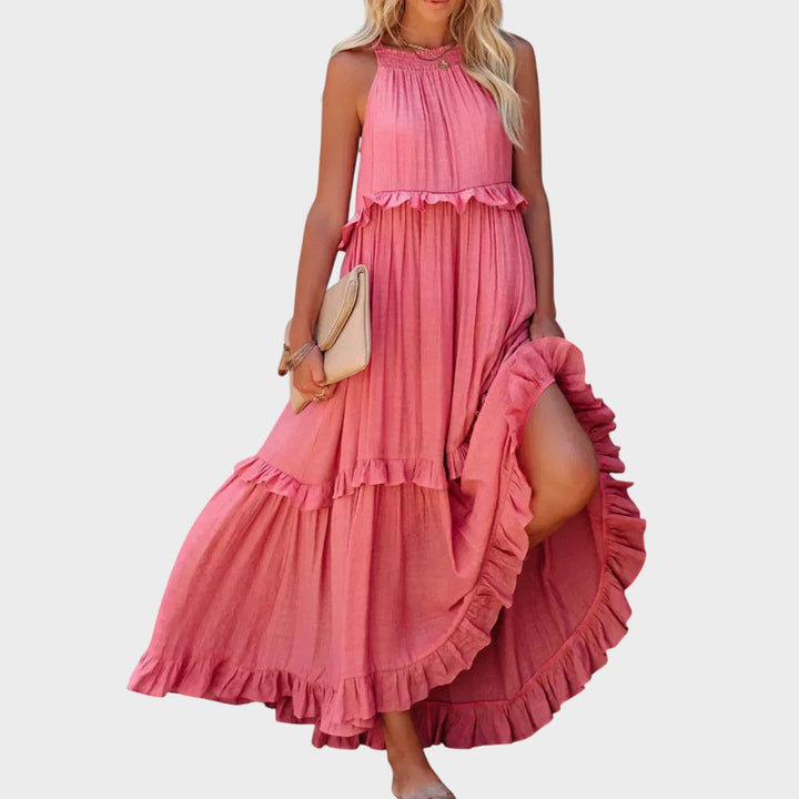 Landry | Ärmelloses Kleid mit Rüschendetails