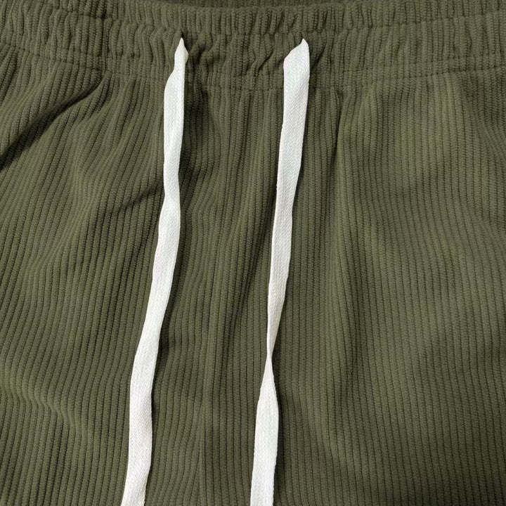 Gerrit™ | Strukturierte Shorts mit Kordelzugbund