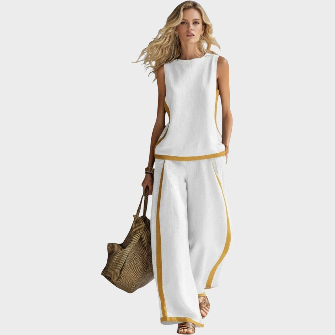 Leila | Elegantes Leinen-Set
