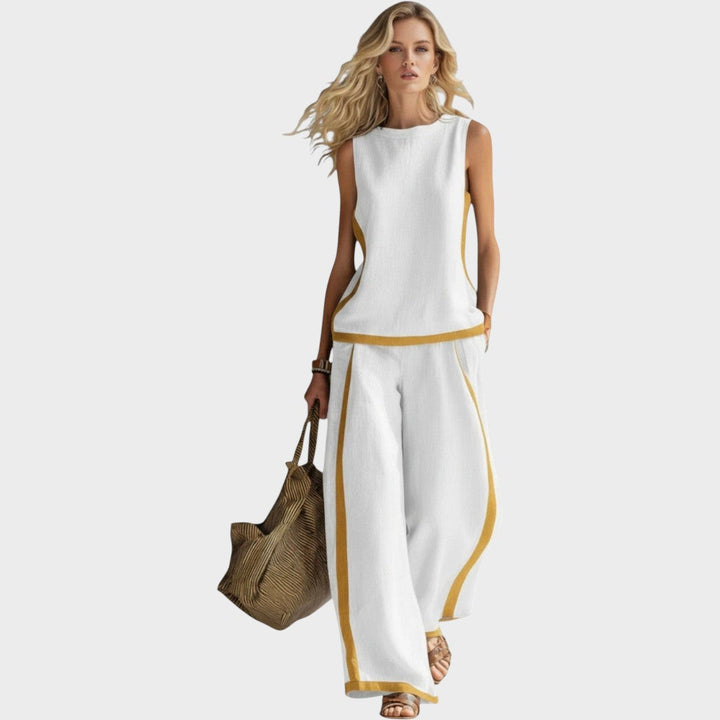 Leila | Elegantes Leinen-Set