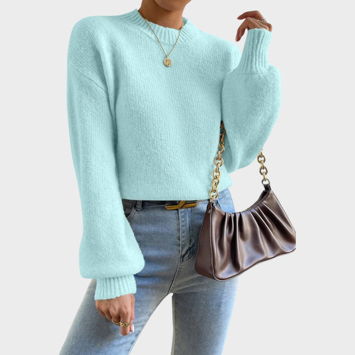 Mae | Strickpullover mit Ballonärmeln