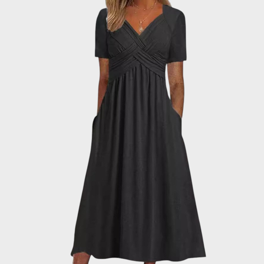 Eva | Lässiges Midi-Kleid