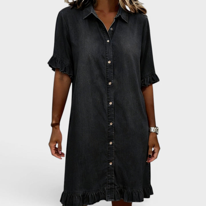 Camille | Elegantes Denim-Kleid