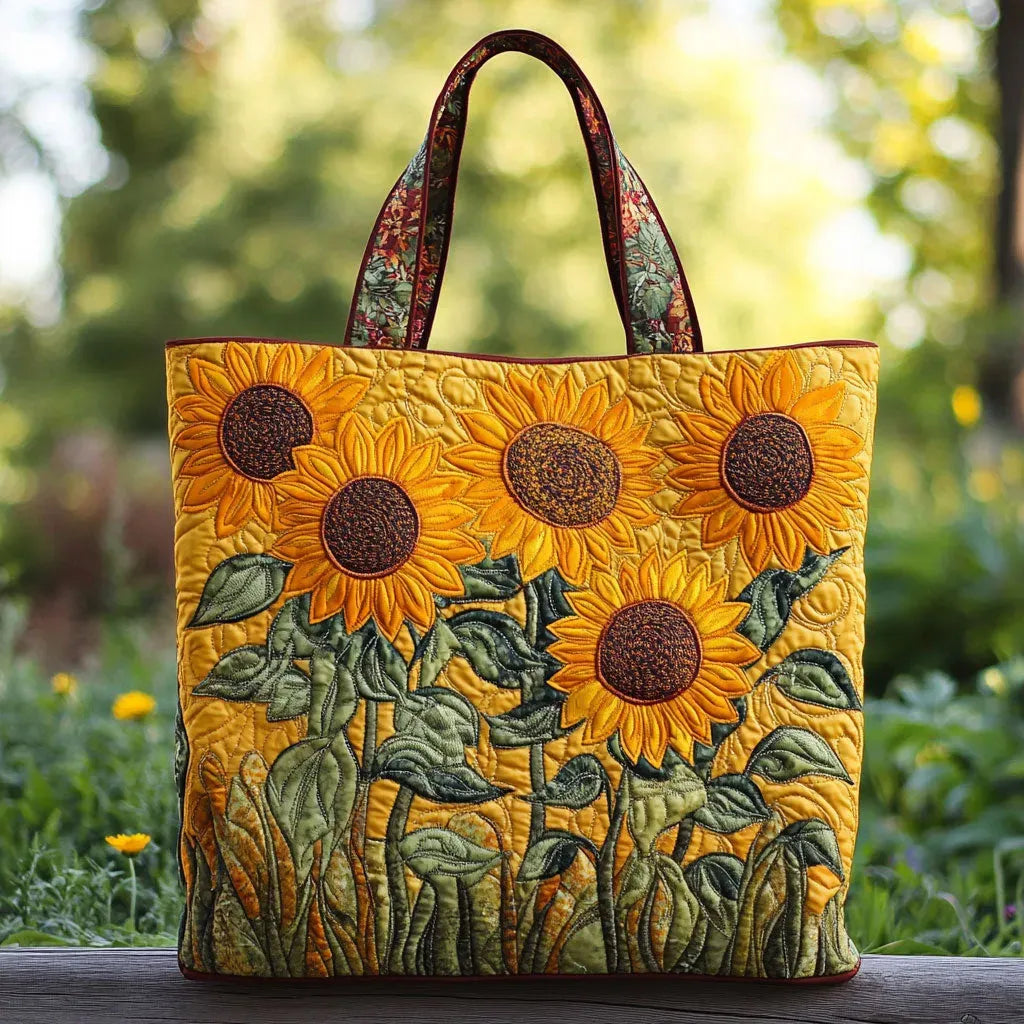 Handgefertigte Tasche | Sonnenblumen