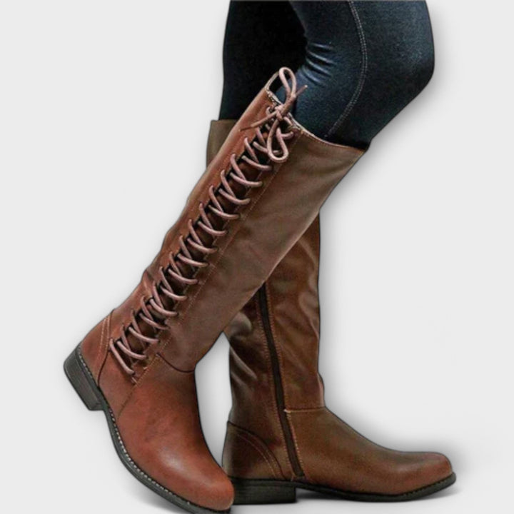 Milenne | Hohe Schnürstiefel
