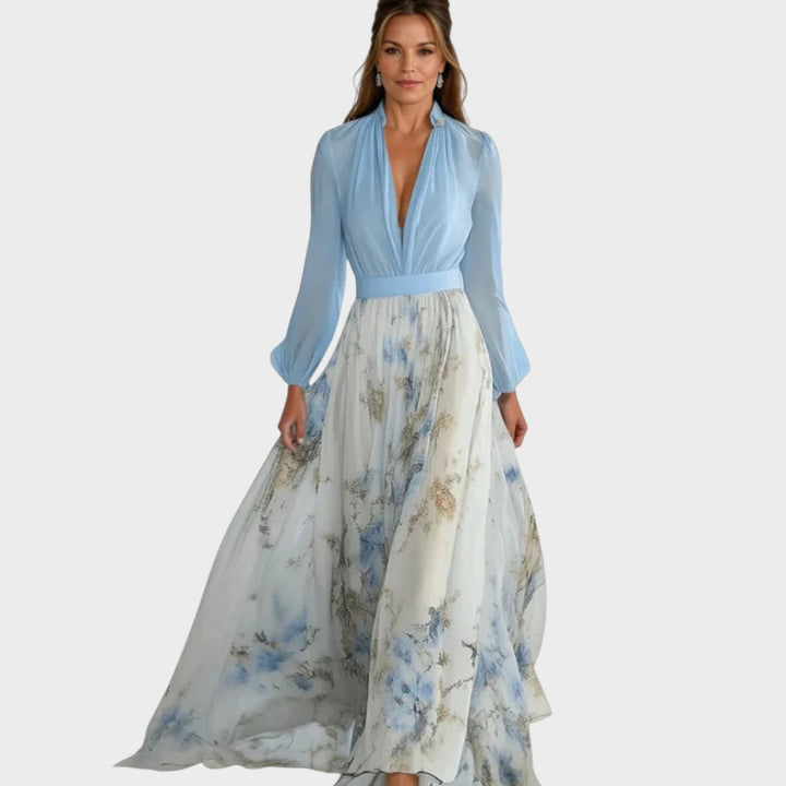 Helena | Maxikleid mit einem atemberaubenden Blumenmuster