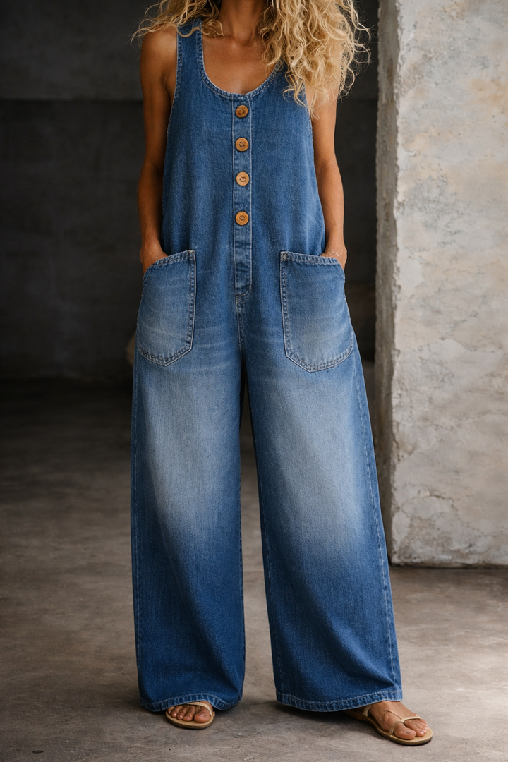 Andrea - Vintage Baumwoll-Latzhose