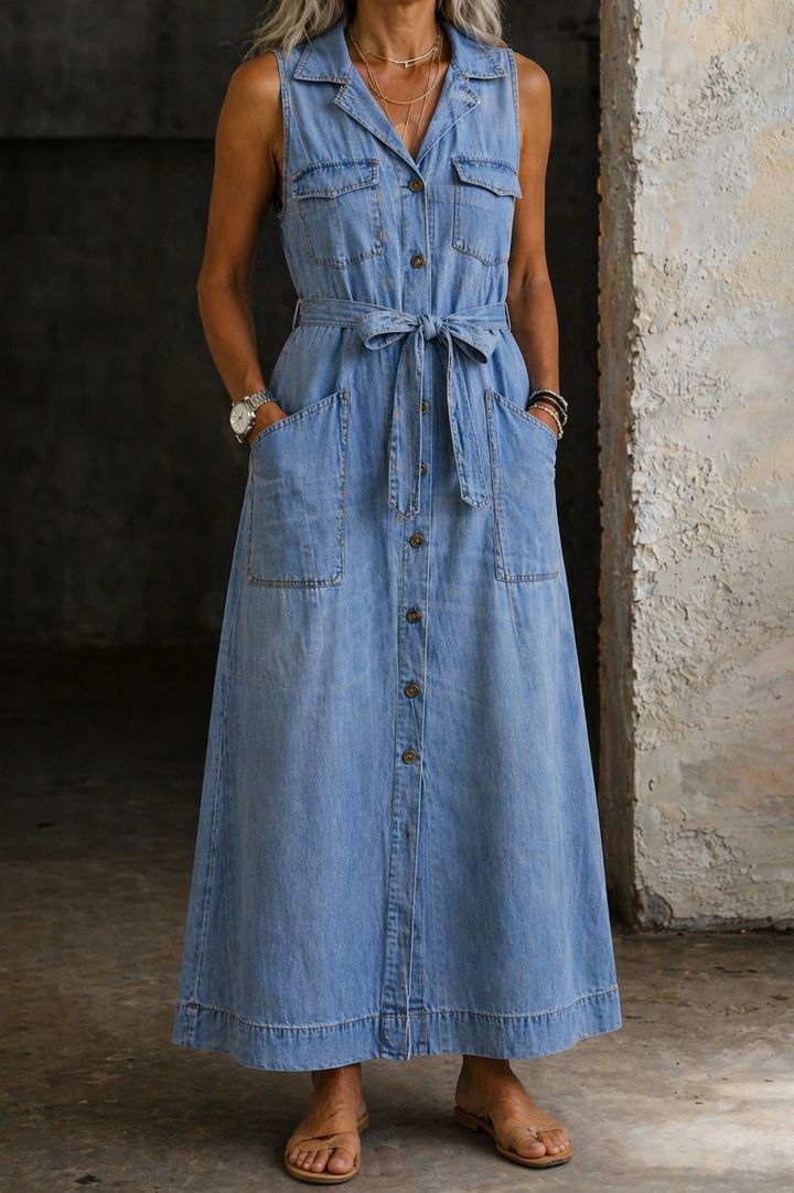 Beate - Denim Kleid