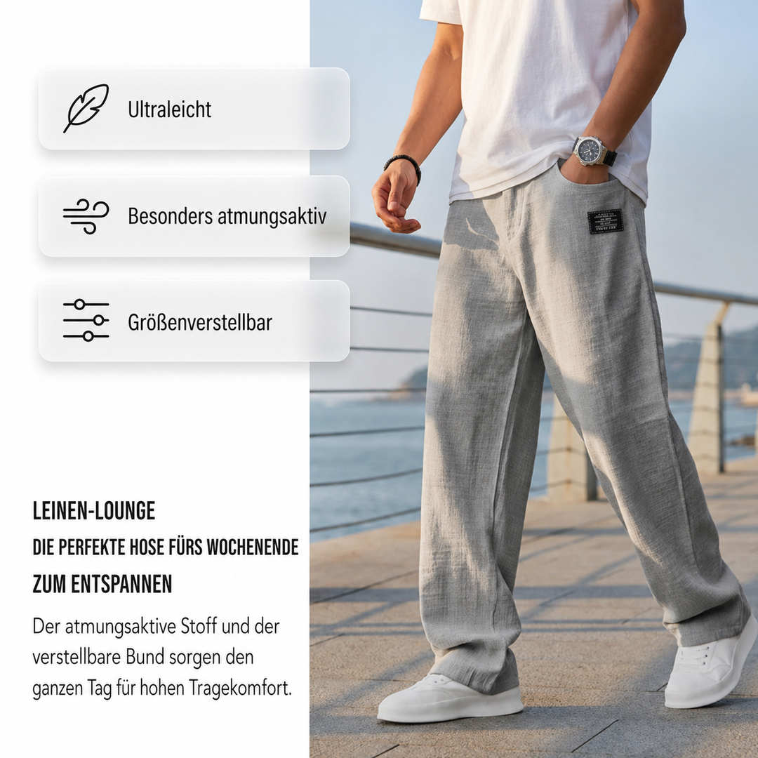 Meinhard™ | Leichte Relaxed-Hose mit weichem Fall