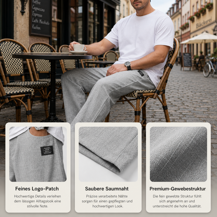 Meinhard™ | Leichte Relaxed-Hose mit weichem Fall