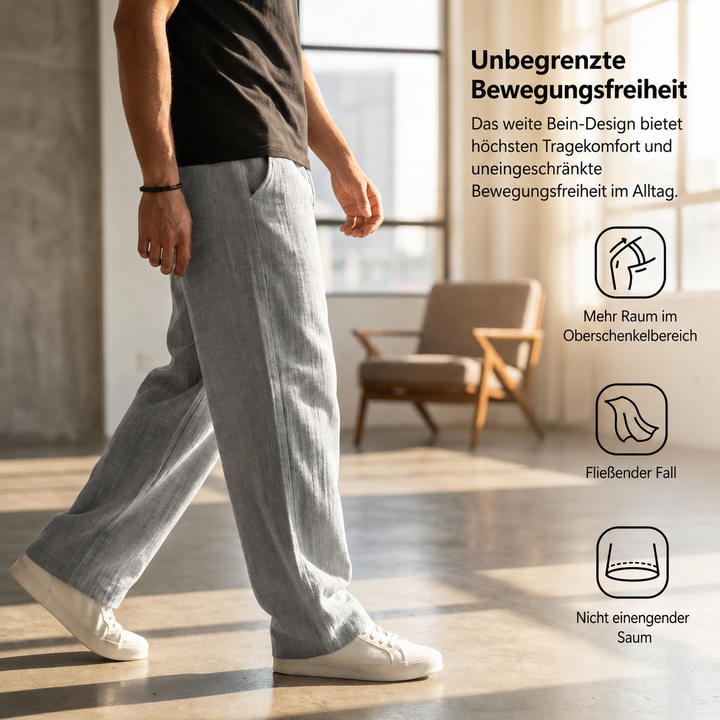Meinhard™ | Leichte Relaxed-Hose mit weichem Fall