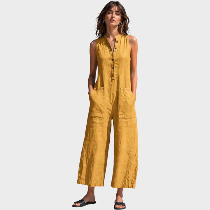 Neun | Eleganter Ärmelloser Jumpsuit