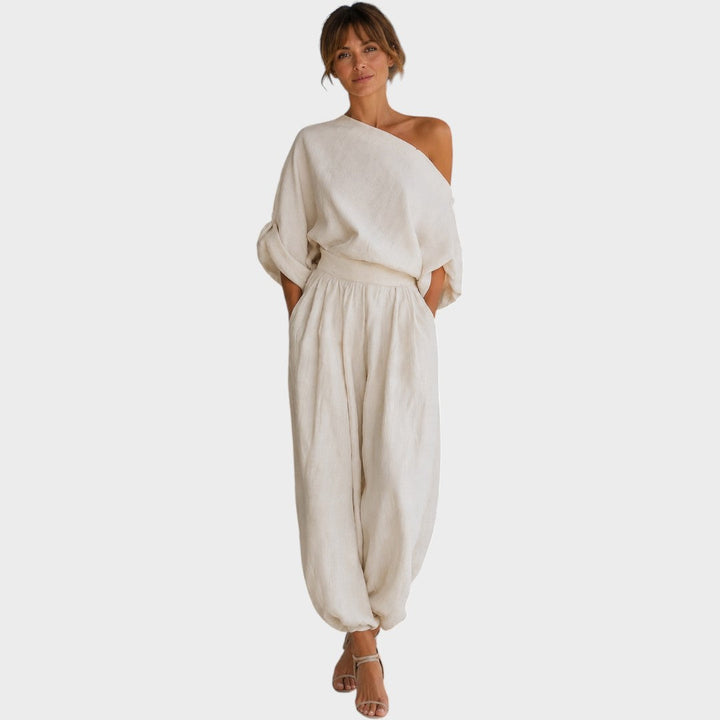 Lucette | Zweiteiliges Off-Shoulder-Set