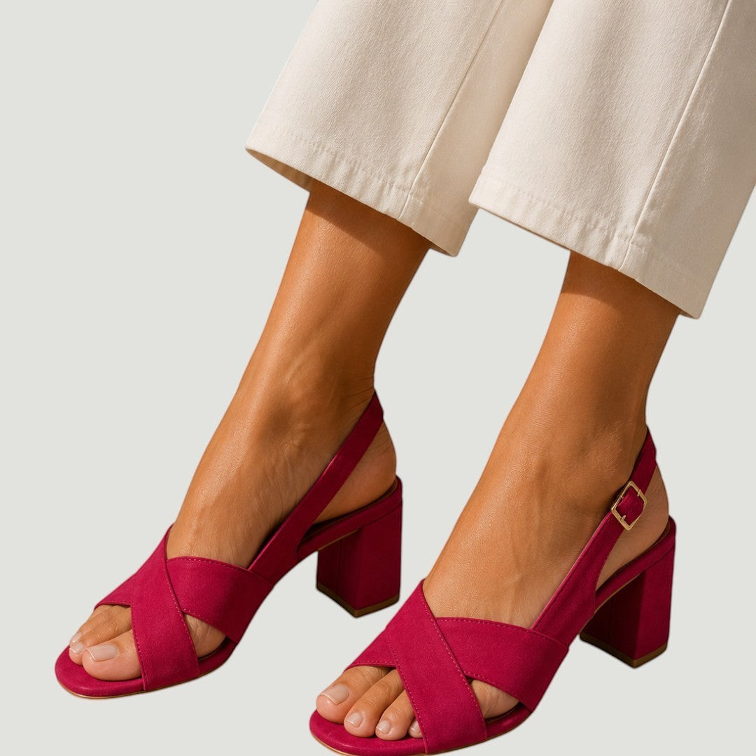 Celeste | Riemchen Sandalen mit Blockabsatz