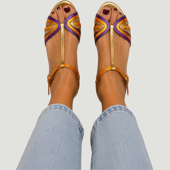 Viviana | Mediterrane Multicolor Sandalen