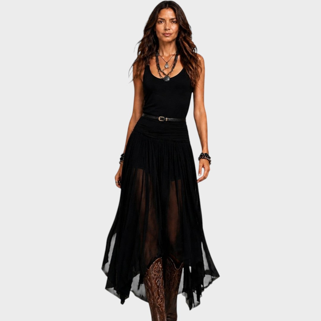 Talia | Ensemble Bluse mit Hose und Rock