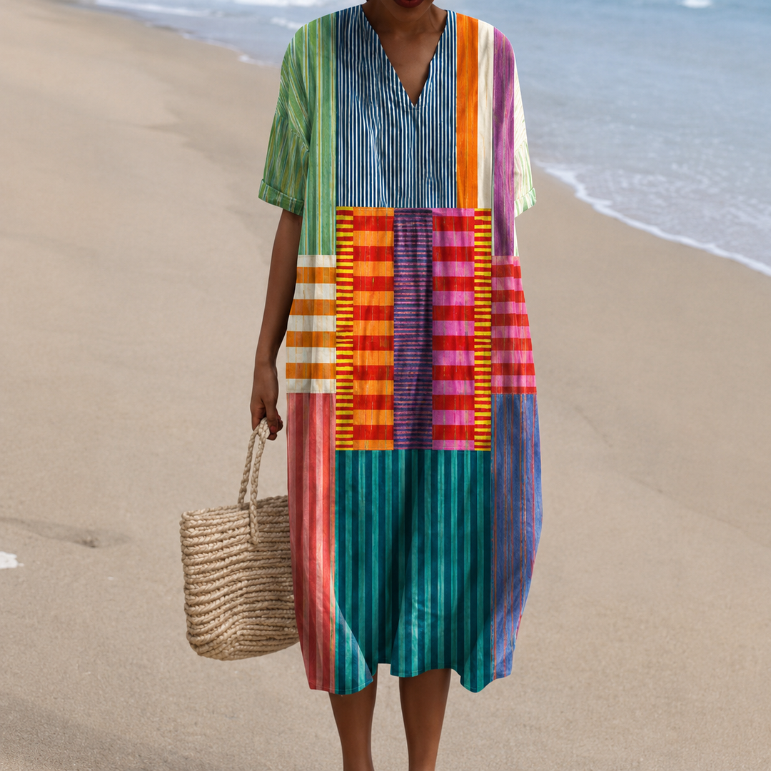 Birte | Sommerkleid mit Print für Damen
