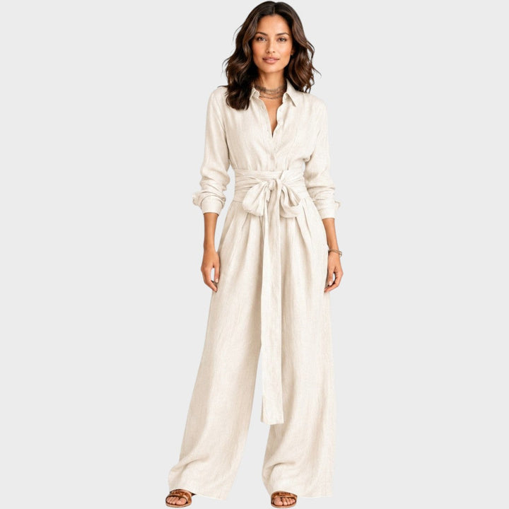 Jasmin | Eleganter Jumpsuit mit langen Ärmeln