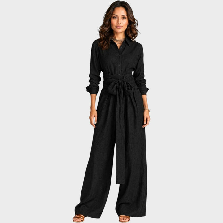 Jasmin | Eleganter Jumpsuit mit langen Ärmeln