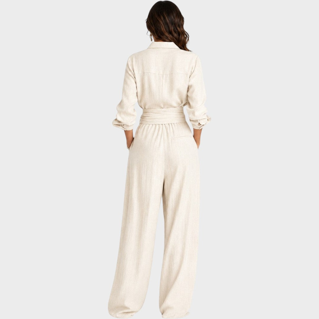 Jasmin | Eleganter Jumpsuit mit langen Ärmeln